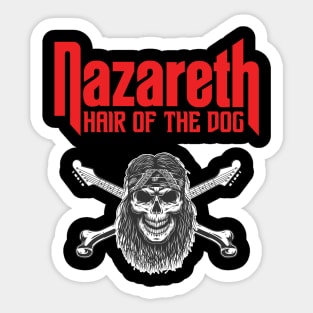 Nazareth Hair Of The Dog Sticker